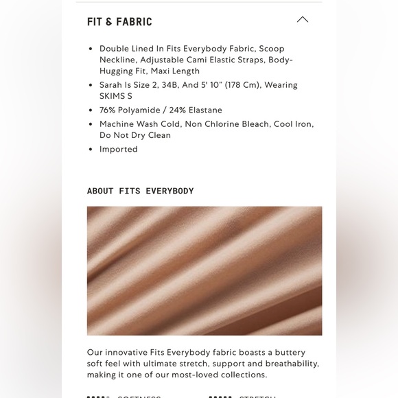 SKIMS FITS EVERYBODY
LONG SLIP DRESS - Picture 4 of 9